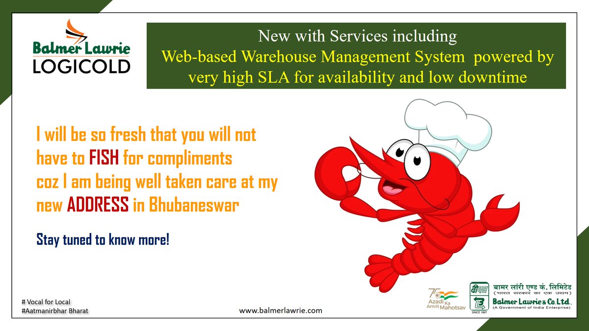 Balmer_Lawrie's tweet photo. #TeaserAlert #BalmerLawrie #LOGICOLD 
#NewAddress #Bhubaneswar https://t.co/nQ4n1FkGlZ