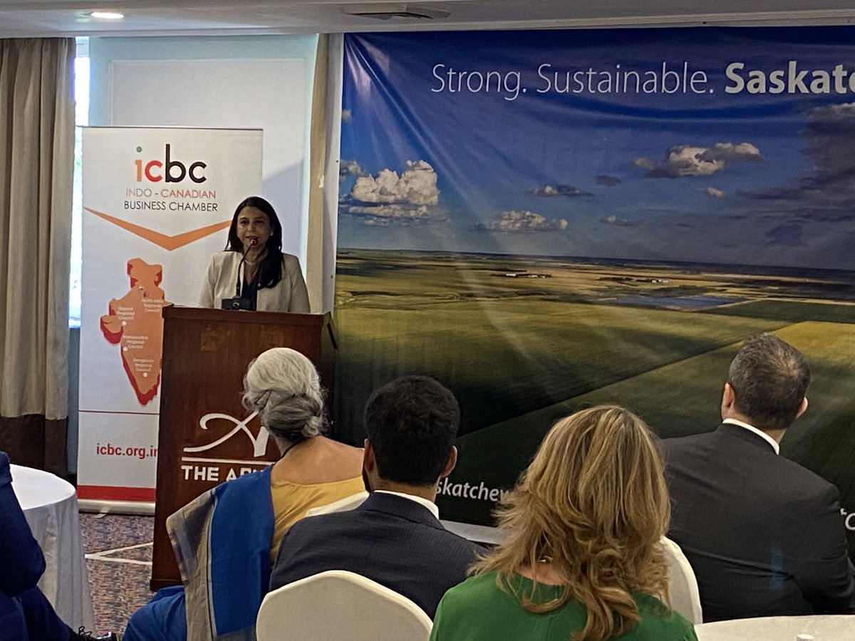 icbc_org's tweet photo. #icbcskluncheon networking session official announcement @SKTradeInvest 🇮🇳 office @JHarrisonMLA @ceoicbc @CanadainIndia @SKTradeInvest @HCCanInd https://t.co/bI3hol4taV