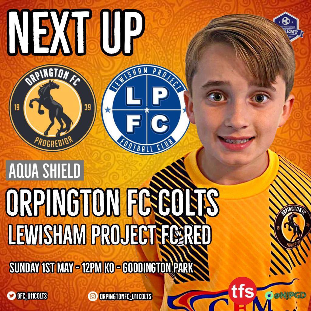 ⚽️🛡AQUA SHIELD🛡⚽️

🆚 <a href="/LewishamProject/">LewishamProjectFC</a> FC 🔴 
📅 01/05/22
⏰ 12pm KO
📍 Goddington Park

@NJPGD