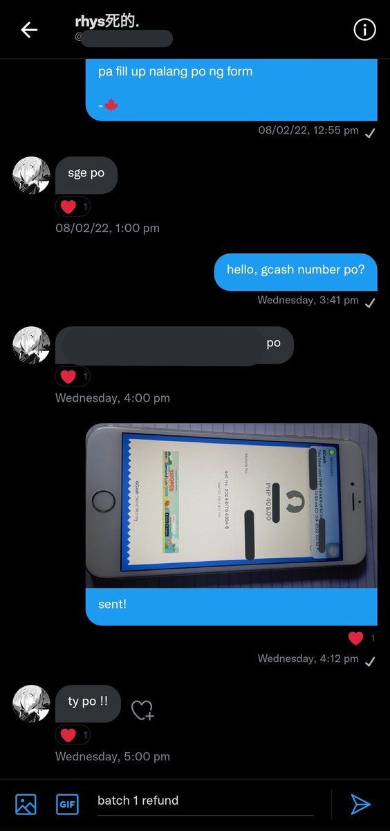 AUTUMNPH || ongoing refund tweet media