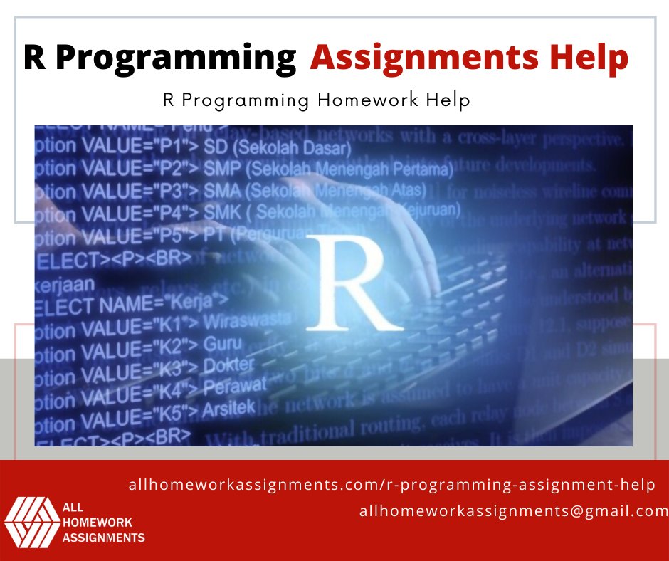 allhomework_'s tweet image. R Programming Assignments Help
All Homework Assignments platform is the global leader in the R Programming assignment writing industry, and the expert can be of a great deal in case of any challenges. 
#rprogrammingassignment