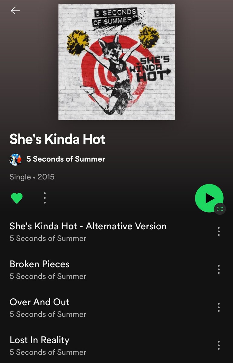 theamitymalum's tweet photo. april 27 is the international recognition day for the she's kinda hot ep cause y'all seem to forget it exists https://t.co/waB90clmiL