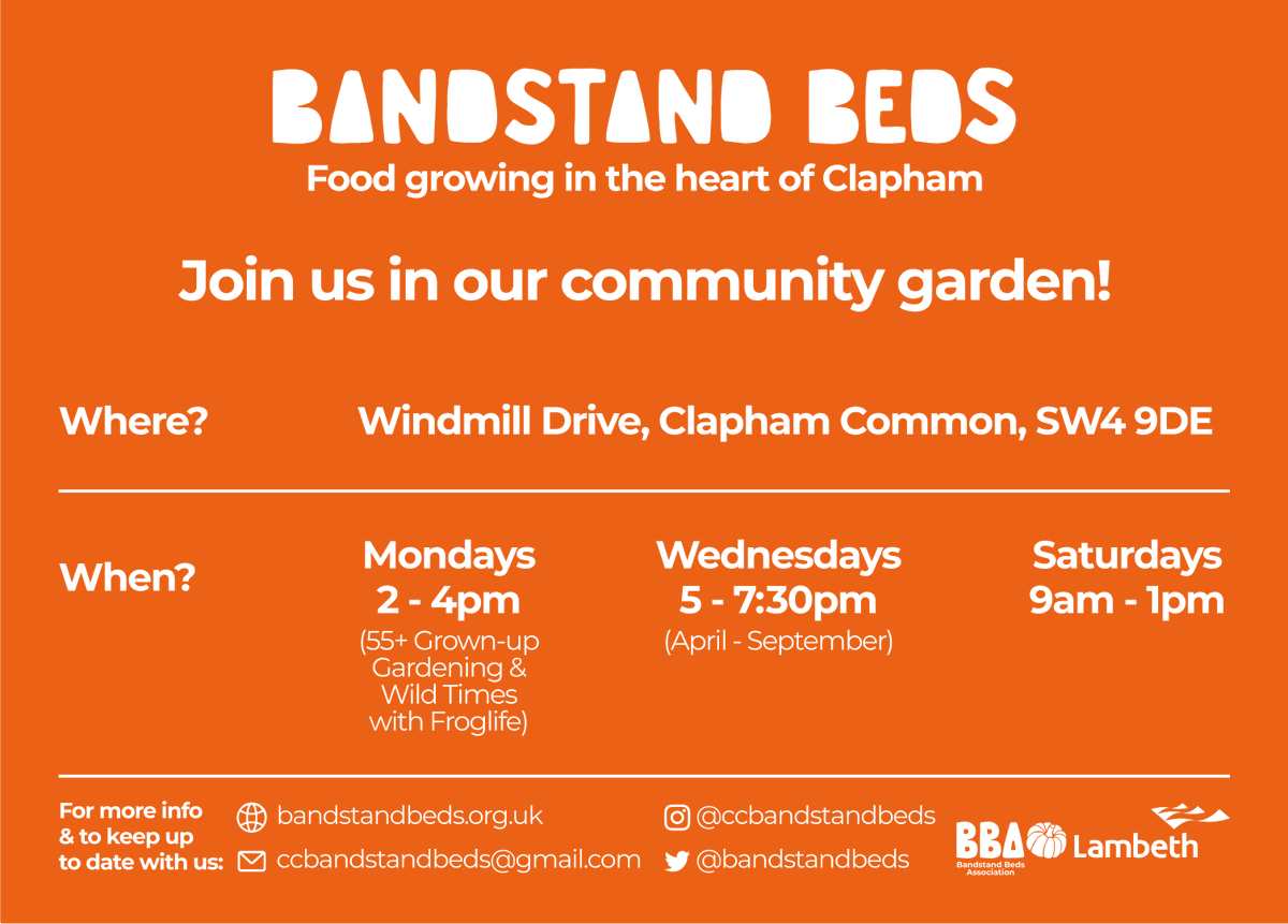 BandstandBeds's tweet photo. While watering our community garden people often call over the  railings to us and ask when were open, and how they can take part in our gardening.

BBA membership is just £5 a year. See pic for opening times and for more info visit https://t.co/1dNP50Jhlg https://t.co/5pKXqJD8l6