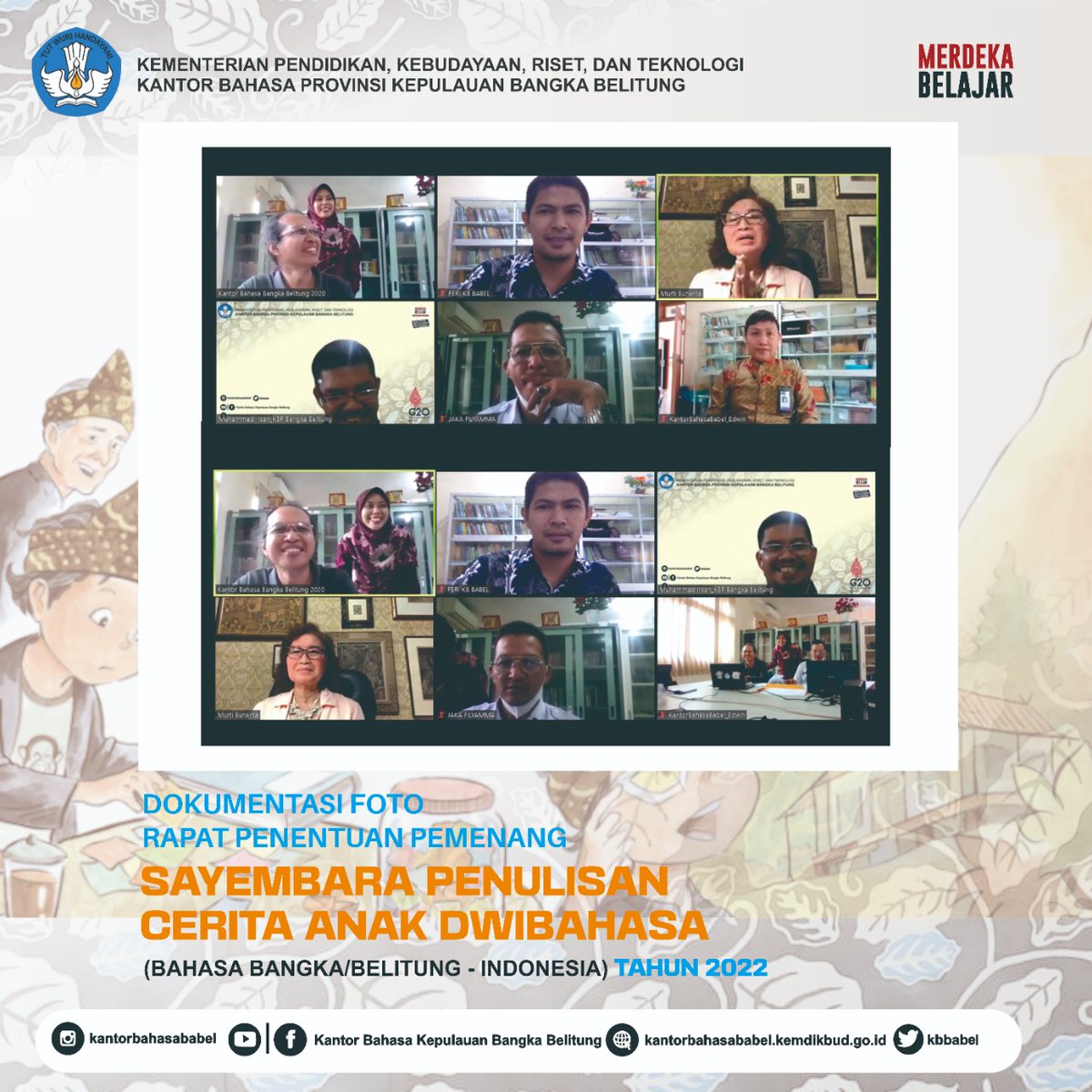 Kantor Bahasa Provinsi Kepulauan Bangka Belitung tweet media