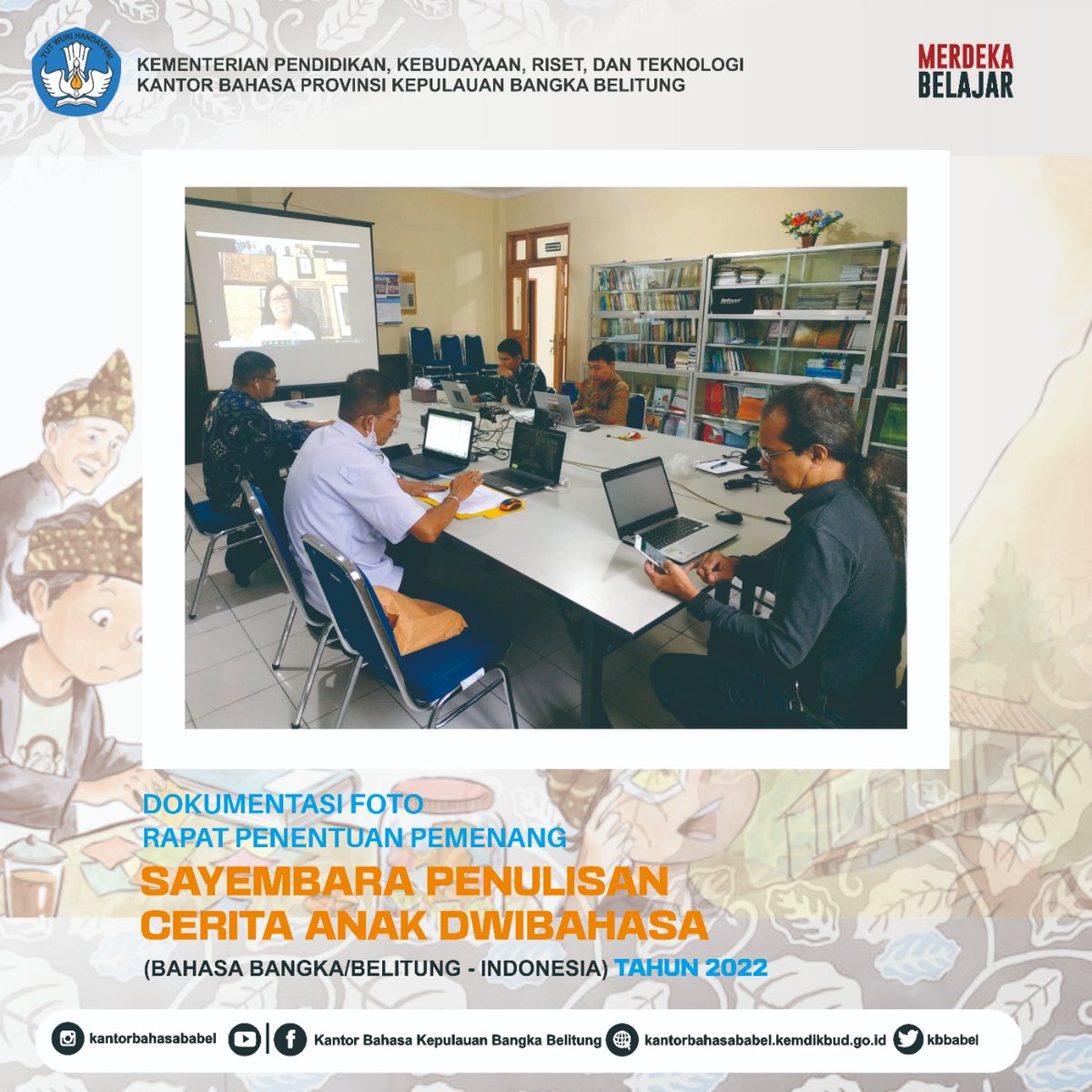 Kantor Bahasa Provinsi Kepulauan Bangka Belitung tweet media