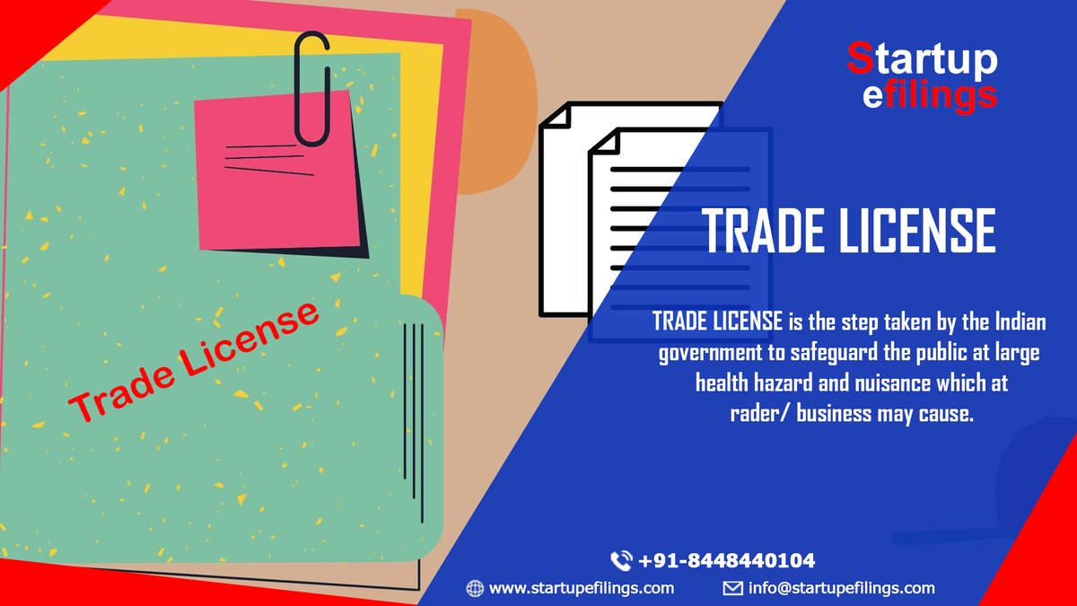 startupefilings's tweet photo. #Tradelicenses were required in order to effectively regulate #businesses and ensure that no other person is severely affected due to the creation of nuisance or health hazards in the course of operation of the #business.
💬 https://t.co/0ywubKC64m
🌐 https://t.co/lrjEy5rYzA https://t.co/GKucNocVzT
