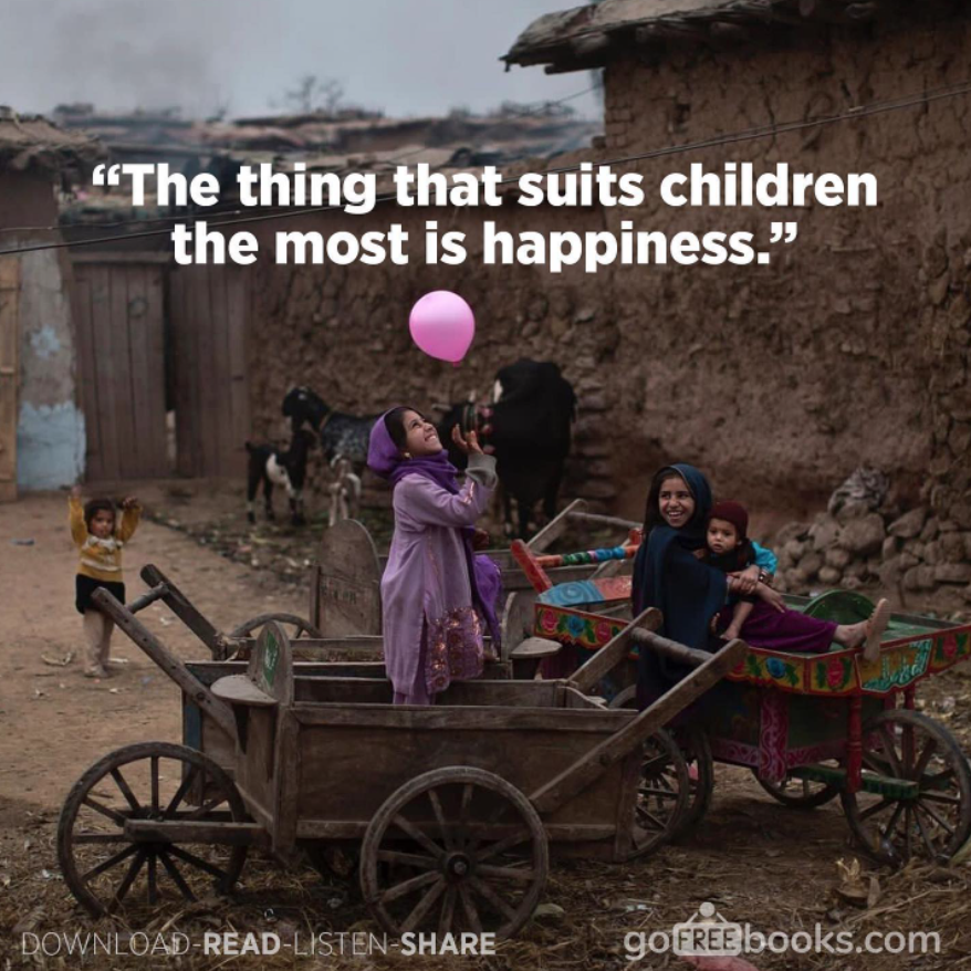 gofreebooks's tweet photo. โจโThe thing that suits children the most is happiness.โ
#wednesdaythought #wednesdaymotivations #Ramadan #RamadanWithSnack #Ramadan2022 #RamadanKareem #RamadanEkstra #happy #children #suits #thing #read #listen #download #share
More Than...โก๏ธ https://t.co/IQottSx9JU https://t.co/eYfXT5CXO7