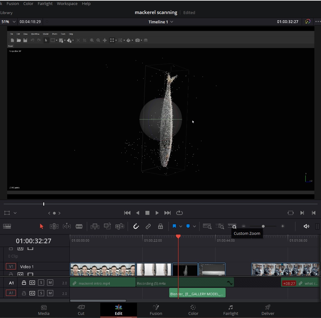 DavidLisser's tweet photo. GM Folks 

I know a lot of you are eagerly anticipating 
**'Mackerel Scanning: The Movie' **
- well I'm excited to tell you that editing on the process  video has started in earnest. 
stayed tuned for fishy photogrammetry

📷🐟📷 🐟📷🐟📷🐟📷 https://t.co/34xkkjsskD