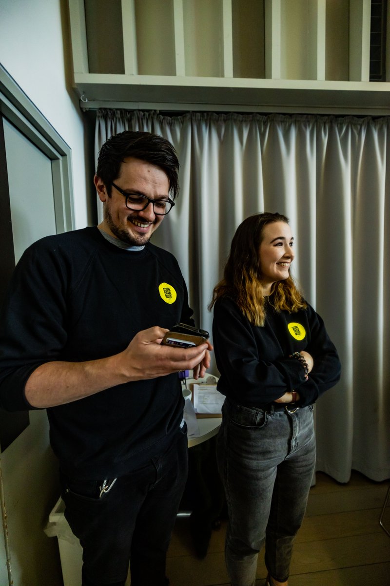 OutputBelfast's tweet photo. Massive shoutout to our volunteers, the #outputbelfast team and Mark, Lucy, Charlie, Fiona, Richard, Mary, Heidi and Sam of @scoredrawmusic for making Output Belfast possible!

And to all of YOU - our attendees for bringing your great energy, questions and enthusiasm! 🪩 https://t.co/dOJ0cVggAn