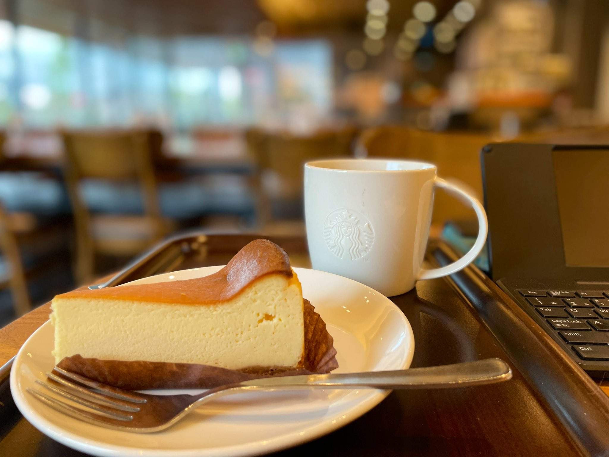 Uzivatel Shogo 本と珈琲 時々テニス Na Twitteru スタバでハウスブレンド ニューヨークチーズケーキを ケーキは濃厚かつ心地の良い酸味が効いた後味でコーヒーの風味も引き立ちます ブログ初心者 ブログ書け スタバ ニューヨークチーズケーキ