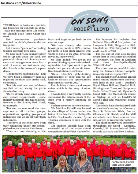 Cor Meibion tweet media