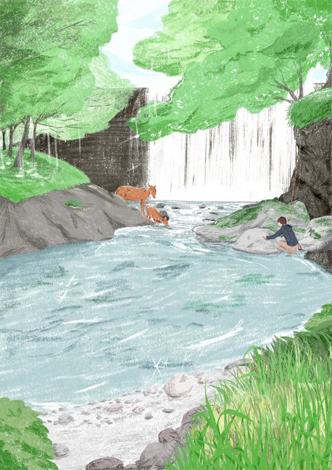 渓流のtwitterイラスト検索結果