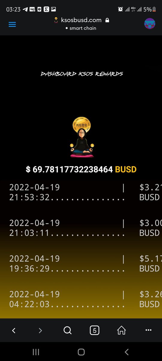 ksostoken's tweet photo. 🔥NOUVEL OUTIL KSOS

👉 LE DASHBOARD REWARDS

Consultez vos rewards directement depuis votre DAPP BUSD KSOS en vous connectant avec votre META...

https://t.co/itnL2OKxdf

( lien également disponible depuis https://t.co/El39rL56HT )

Bonne journée ❤❤❤ https://t.co/CIUGeA1aXb