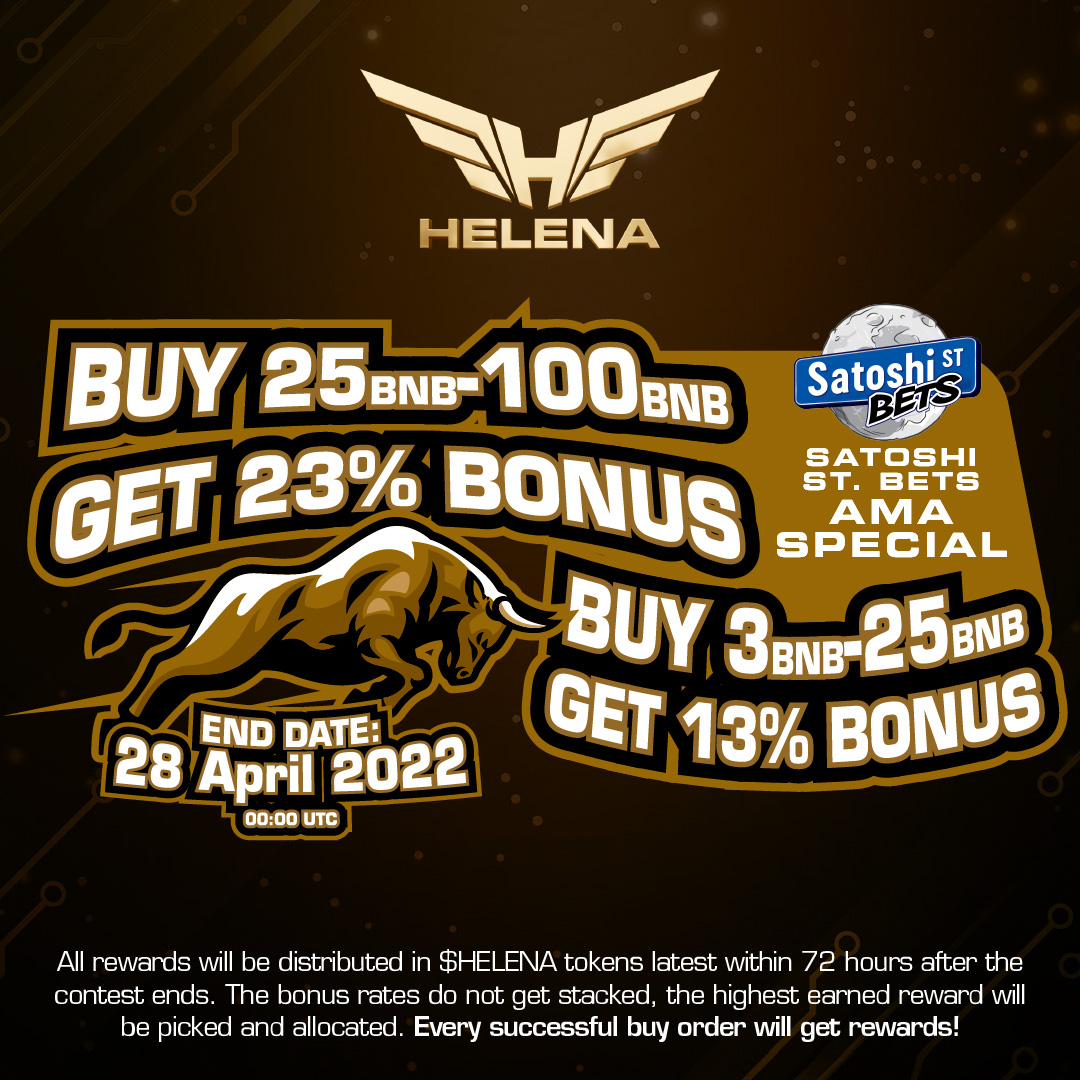 HelenaFinancial's tweet image. Helenians!💫

Both WHALE INCENTIVE PROGRAM and SNIPER CONTEST deadlines have extended 3 more days for new comers from AMA session with @SatoshiStBets 🔥 

📌New End Date: 28 April, 00:00 UTC ⏲️ 

Web: Helena.financial

#HelenaFinancial $HELENA #Sphere #titano $SAFUU