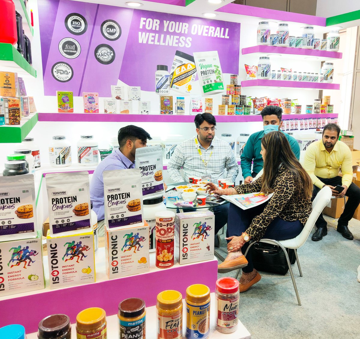getmymettle's tweet photo. Electrifying and motivating first day at the biggest Food and Hospitality Fair in All Asia! Gearing up for bigger and more promising ventures! 
#getmymettle #Aahar2022 #events #Aaharexhibition #clientsatisfaction #stalls #pragatimaidan #pragatimaidandelhi #nutrition #protein https://t.co/0Gv1wKdeyF