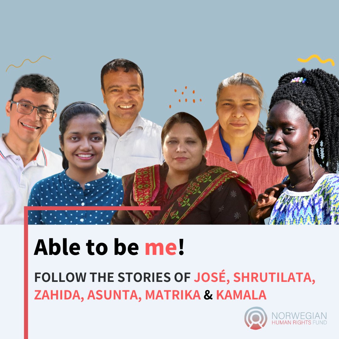 nhrf_hrd's tweet photo. What makes you #AbleToBe you❓We all want to feel safe and free. Stay tuned to meet 6⃣ people that are pushing the door towards equality across the🌎. Meanwhile, here are 9⃣ facts you should know about #DisabilityRights 👇
https://t.co/aRTMLZo9mv
#HumanRightsDefenders #WeThe15 https://t.co/7cqZmxcDcp