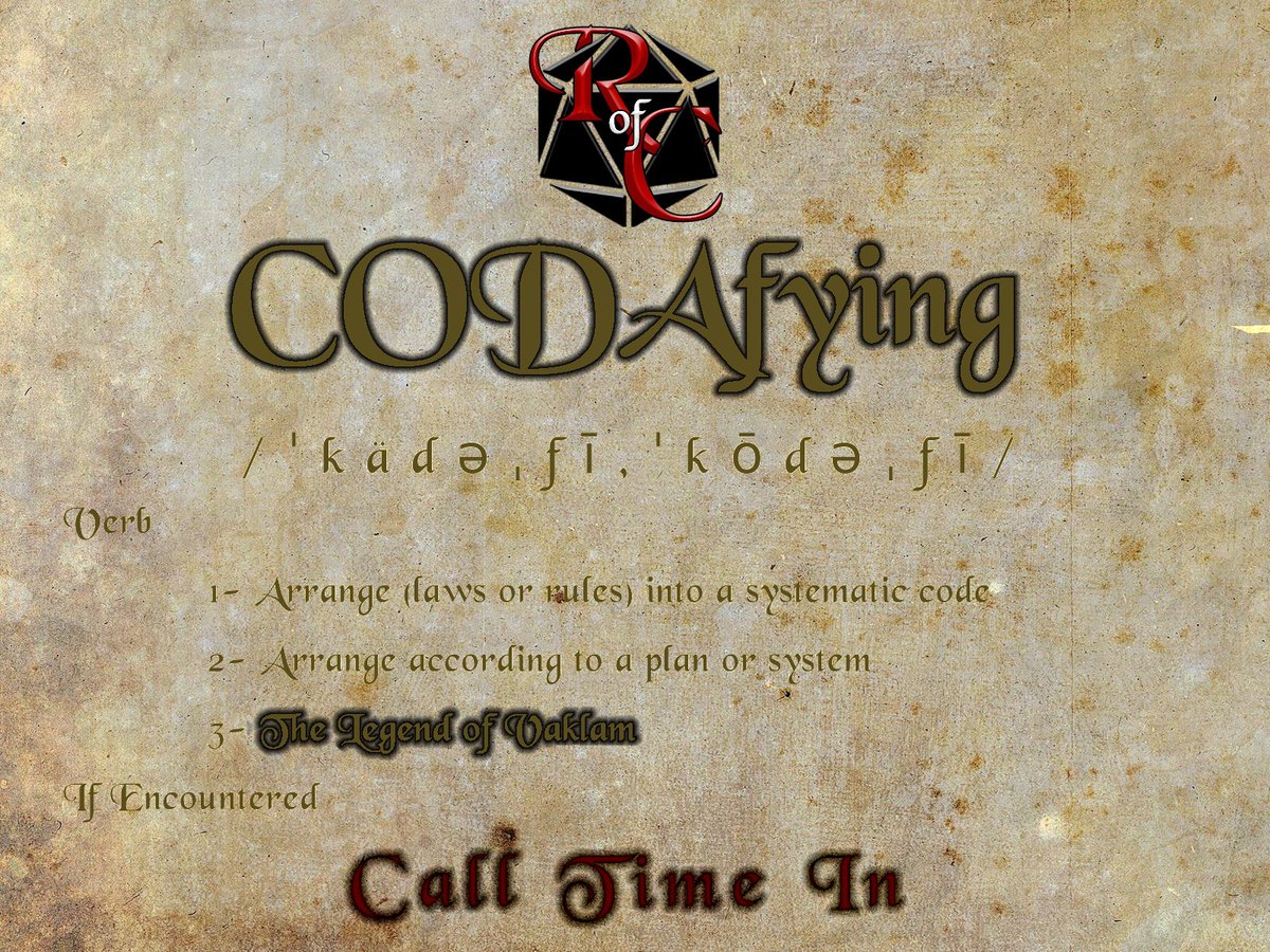 The_Risings's tweet photo. This morning at 9amish Stephen and his team will be running Codafying and talking you through the Lore of Focus Magics, the deities and all sorts for an hour or so. If you are down for the fluff explained this is where you want to be.
https://t.co/XnXvxsrWe5
#larpstream #streamer https://t.co/K8wRVGhUzb