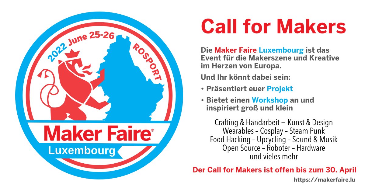 Maker Faire Luxembourg tweet media