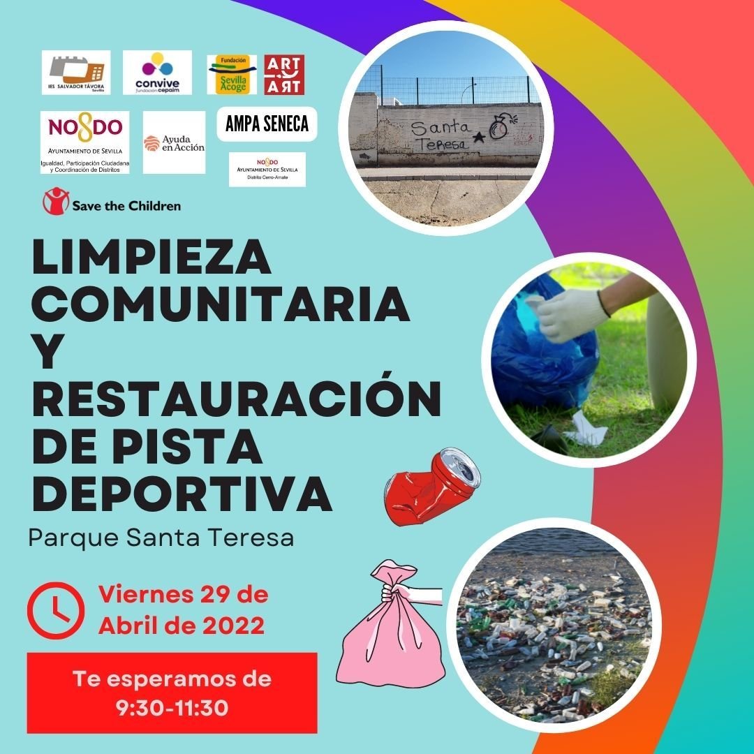 Desde el IES Salvador Tavora se está impulsando un proyecto de ApS con la colaboración de entidades para la recuperación del Parque de Santa Teresa... se vienen cositas... de momento este #viernes a las 9:30h...