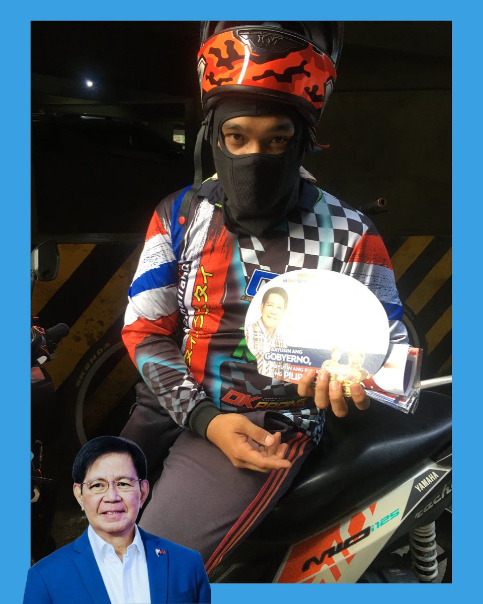 chriszypalmer's tweet photo. Hindi nag atubili si Kuya rider na antayin ako ng sinabi ko na wait niya ako kuha lang ako campaign materials ni Sen. Ping. Worth it ang pag antay mo kuya. Salamat sa tiwala.😊💙
#HindiSayangAngBotoMo
#LacsonSottoPanaloTayo
#PinGgaling
#LacsonSottoPanaloTayo. https://t.co/VoZHbsqjuZ