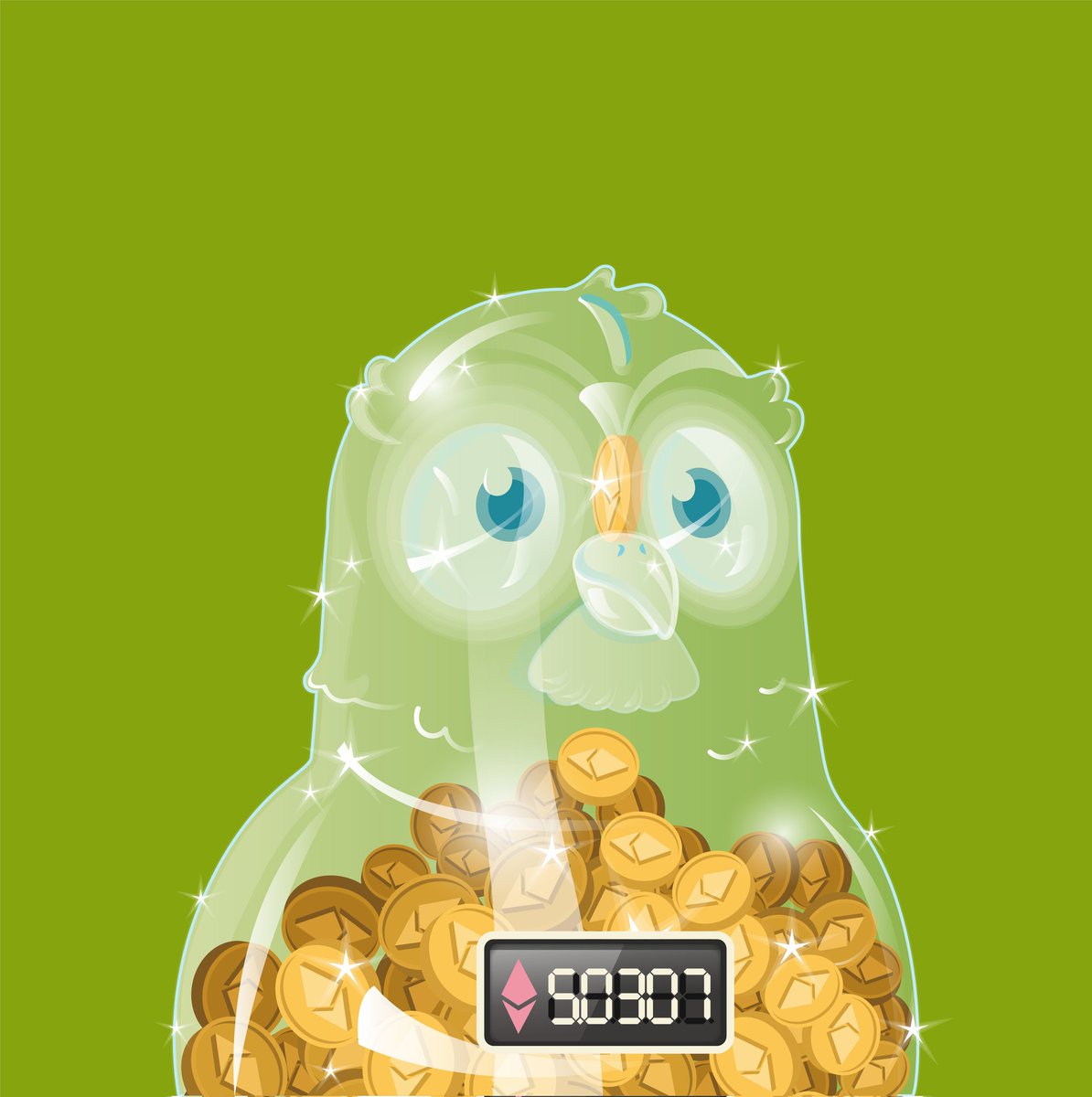 📢One of the special designs of our series, THE OWL, nicknamed the thief, has a mysterious story

📢Each of your collections, which consists of unique designs, has a different story. If you are curious about the stories in our collection, stay tuned
Very Soon <a href="/opensea/">OpenSea</a> 
#Moonbirds