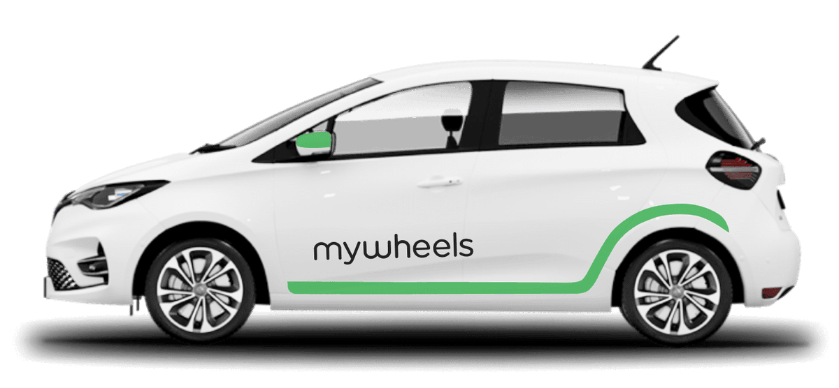 Nutwerk's tweet photo. Vandaag voor het eerst op stap met een elektrische deelauto. Een Renault ZOE van @my_wheels. #proefrit https://t.co/QKCN09WONb