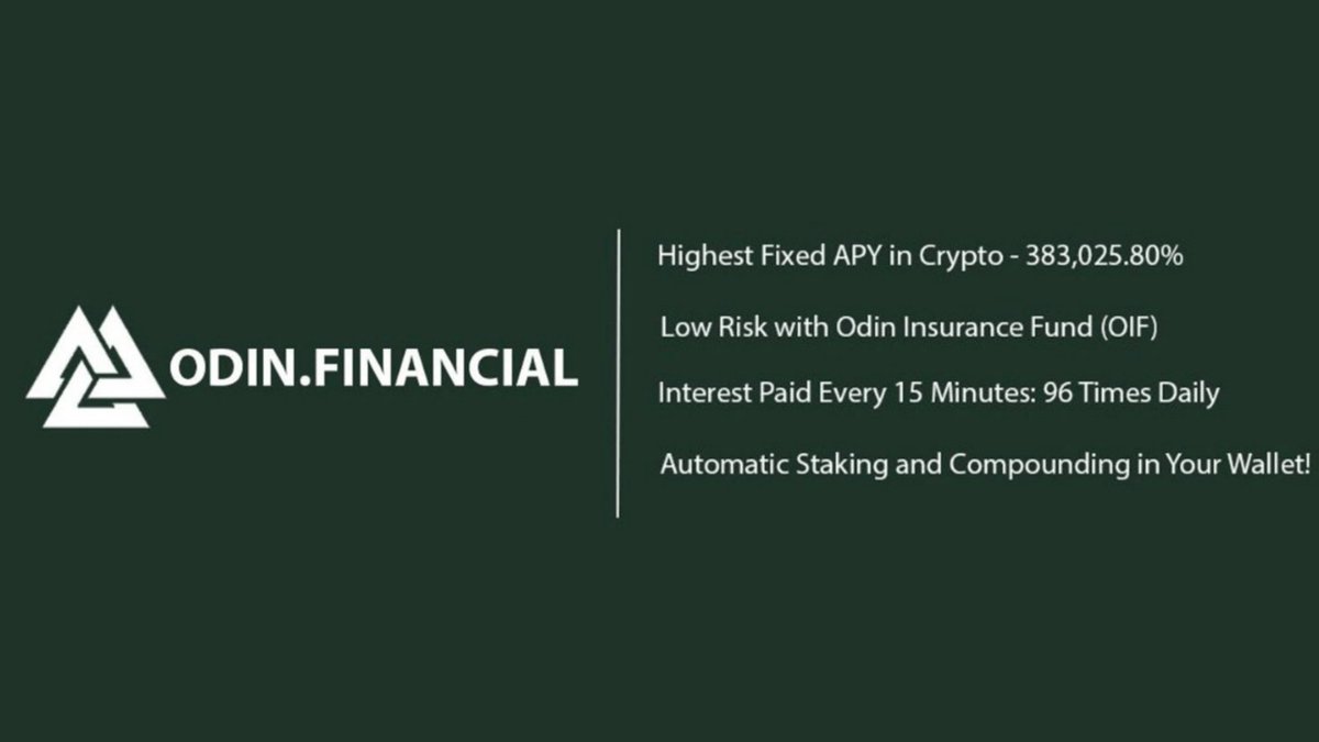 🚀 Airdrop: ODIN Financial
🔥 Reward Pool: 5270 $ODIN
👥 Refferal: Top 30 &amp; 4970 Random 
🚧 Rate: ⭐️⭐️⭐️⭐️⭐️
🕰 End Date: May 2nd, 2022
📅 Distribution Date: with in a week after Airdrop end

🚨Airdrop Link: gleam.io/wNgbU/odin-aut…