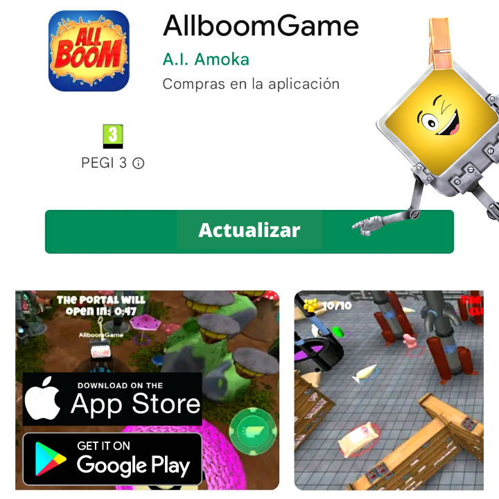 AllBoomGame's tweet photo. Ya puedes actualizar la nueva versión de AllBoomGame! 😎📲🔝
Y si aún no lo tienes, puedes descargarlo en Google Play o AppStore ✅

***

You can now update the new version of AllBoomGame! 😎📲🔝
And if you don't have it yet, you can download it on Google Play or AppStore ✅ https://t.co/bOPwXxk26n