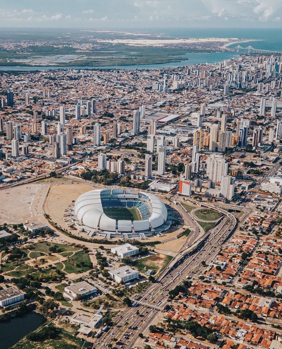 FutbolRomantics's tweet photo. Arena das Dunas, built for the 2014 World Cup, and is now the home of Brazilian Serie D side, América de Natal. ❤️

Natal, Brazil. 📍🇧🇷 https://t.co/m3Z0xgS2RU