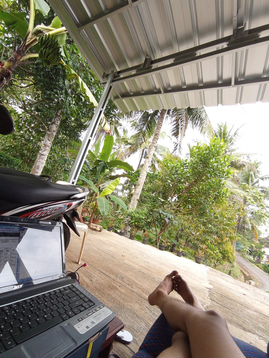 Alhamdulillah bisa WFB. Alias work from Banjar 🥲