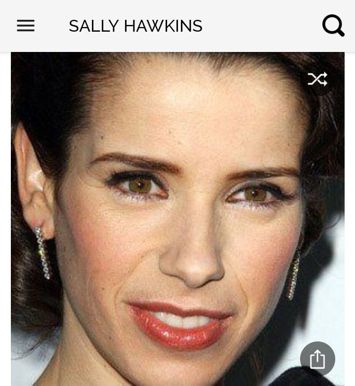 Happy birthday to this great actress. Happy birthday to Sally Hawkins 