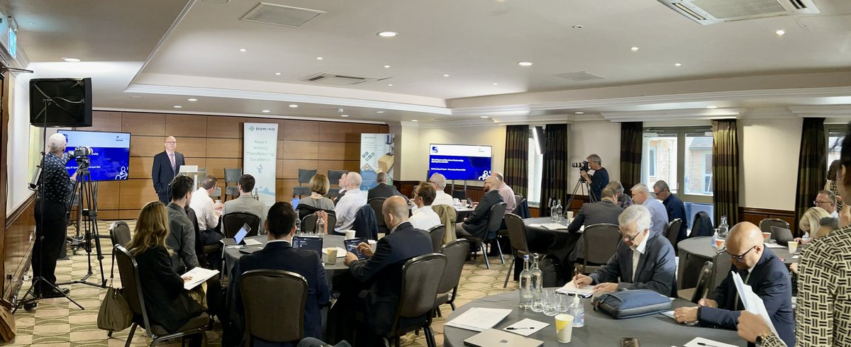 Kicking off our 21st Servitization Partnership Roundtable hosted by @DominoPrint_UK. It’s amazing how far we’ve come since the very first gathering in 2015.. and of course great to have it in person again!