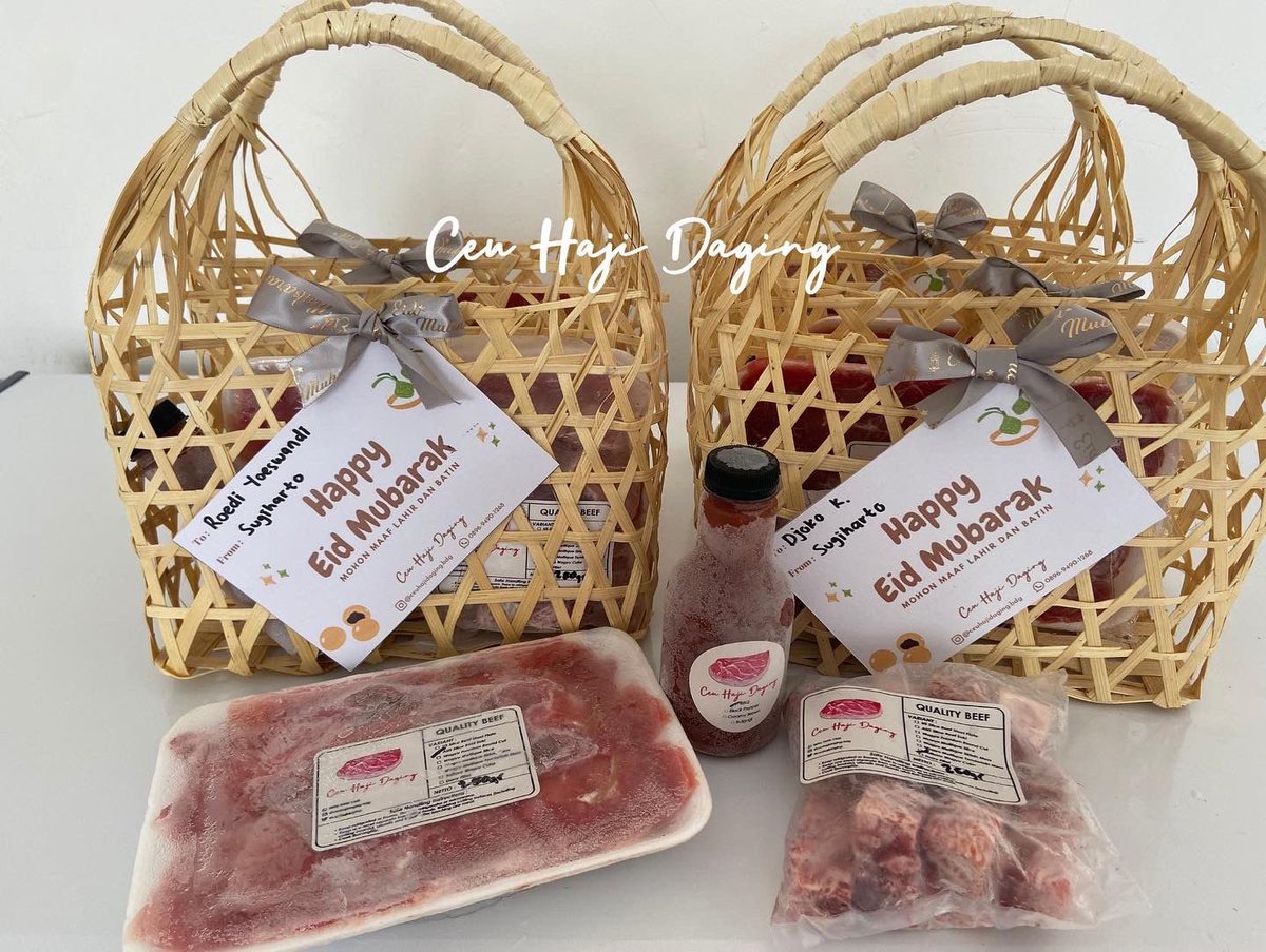 Hampers Lebarannya Kakakkk

Hampers daging yang isinya ada :
US Slice Beef Shortplate 250gr
Saikoro 250gr
Saus 250ml

Pengiriman Jumat, 29 April 2022 yuk order dari sekarang aja!

WA 089694901268