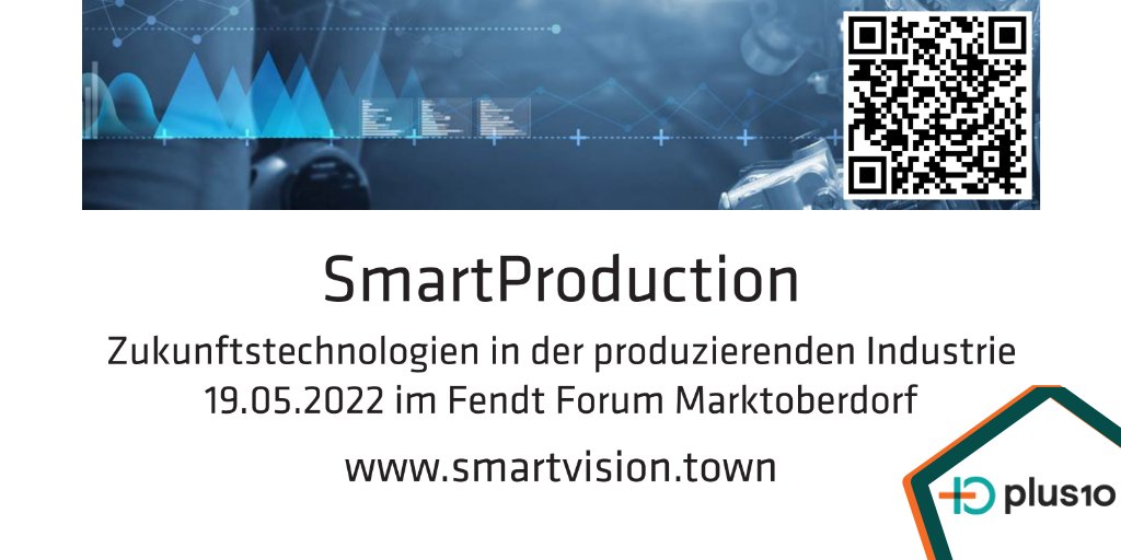 pluszehn's tweet photo. Am 19.5. wird plus10 auf der SmartProduction Shannon®, die intelligente Shopfloor Assistenz, anhand eines brandneuen Demonstrators vorstellen. 
Für kostenlose Tickets einfach im Anmeldeformular „plus10“ als Ticketsponsor eintragen. https://t.co/bHlZtoEveY
Wir freuen uns auf Sie! https://t.co/UUhaOpKQ63