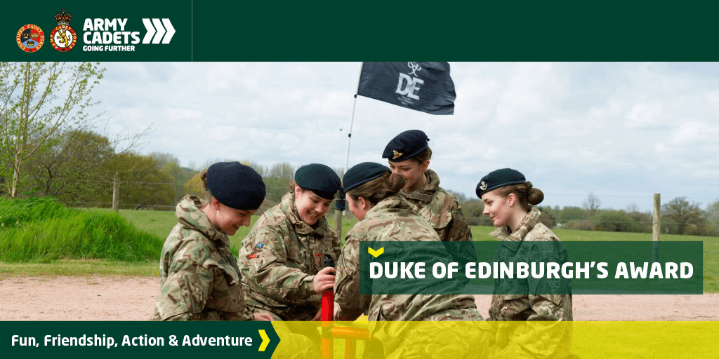 ArmyCadetsUK's tweet photo. Did you know? The Army Cadets is "One of the Biggest Providers of @DofE - The Duke of Edinburgh's Award"
#wednesdaywisdom #armycadets #goingfurther https://t.co/X7BH2JELzv