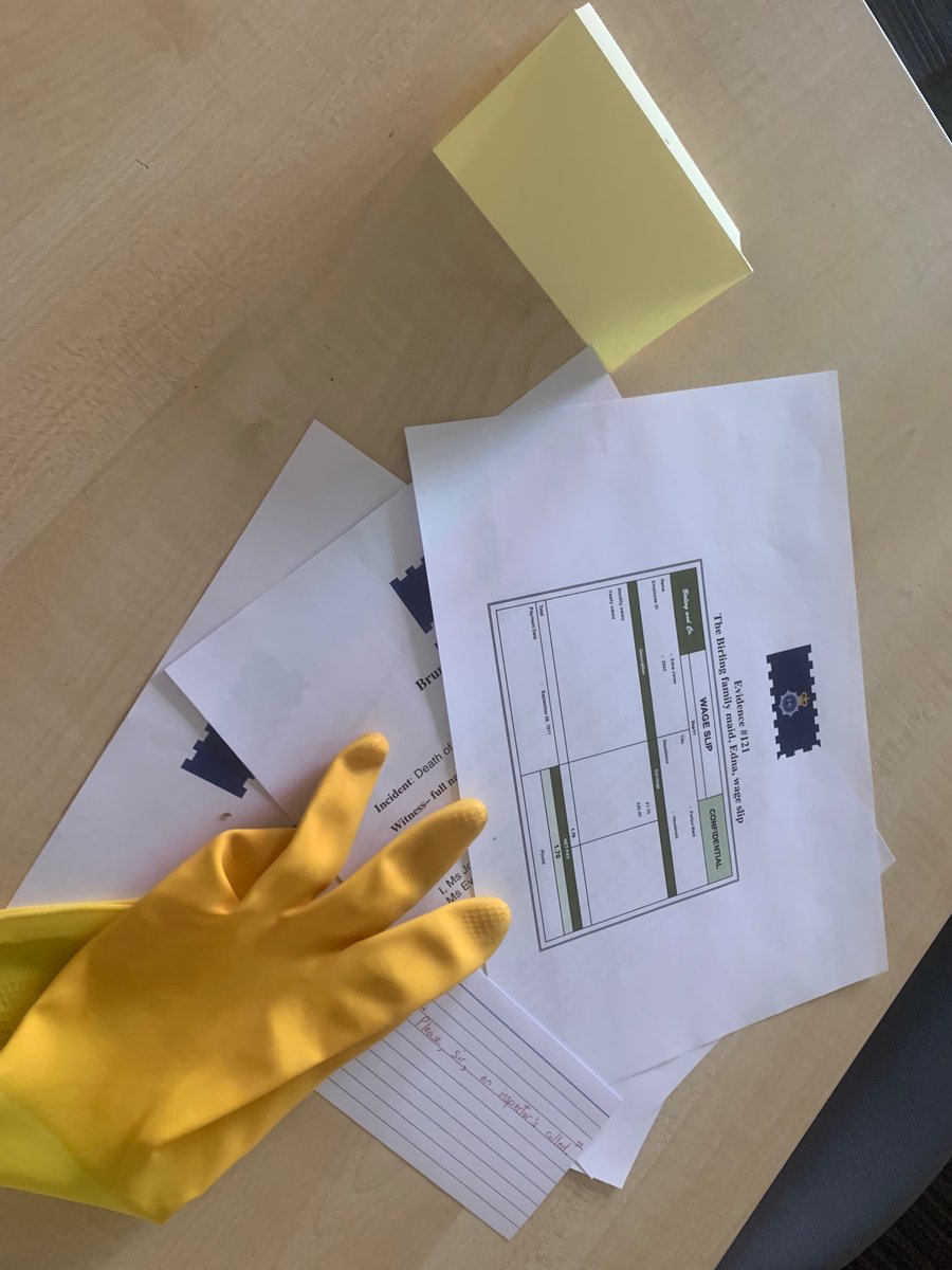 StAnnes_English's tweet photo. The plot thickens… Mystery shrouds St Anne’s English Department. @CranmerTrust @StAnnesAcademy https://t.co/H7X6h4rA2A