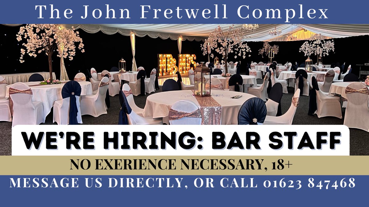 📣 WE’RE HIRING! 📣 - Want to be part of an incredibly fun, diverse and friendly team? We have part time weekend work available, with immediate start. No experience is necessary as all training will be provided! 
Apply by messaging us directly, or by calling 01623 847468