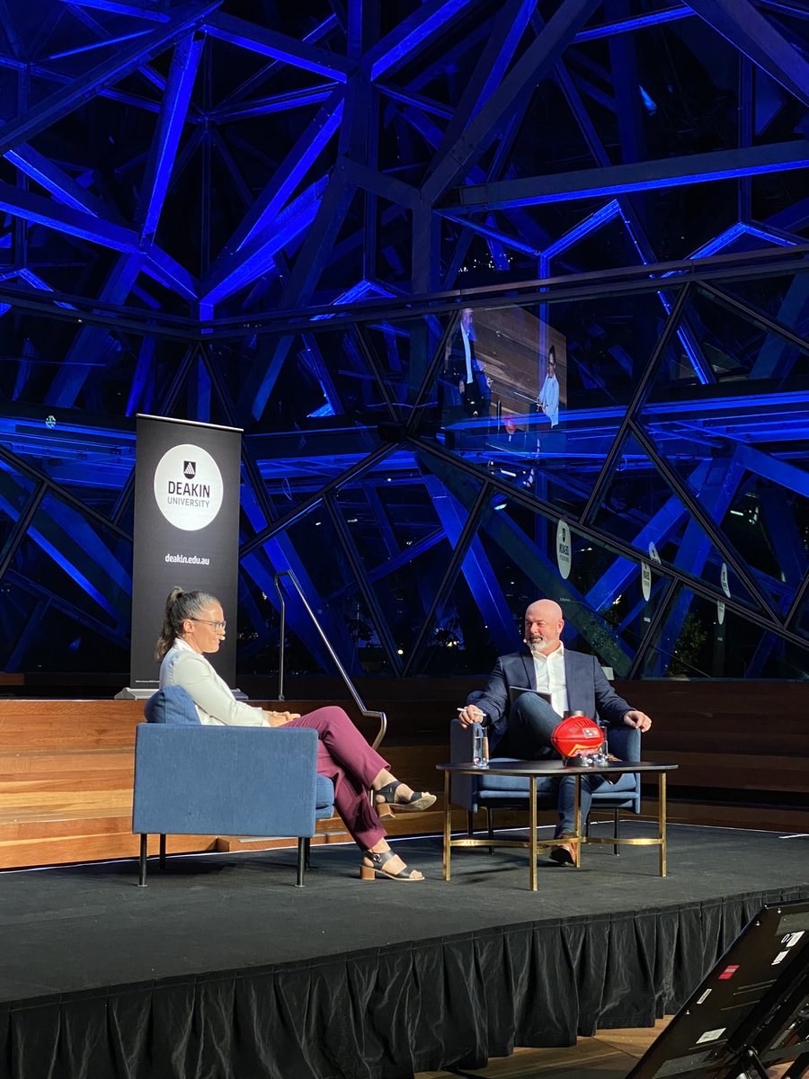 Deakin's tweet photo. Whether you’re watching online or in-person at #DeakinEdge - join the David Parkin Oration conversation using #ParkinOration. https://t.co/8TzxOymuk6