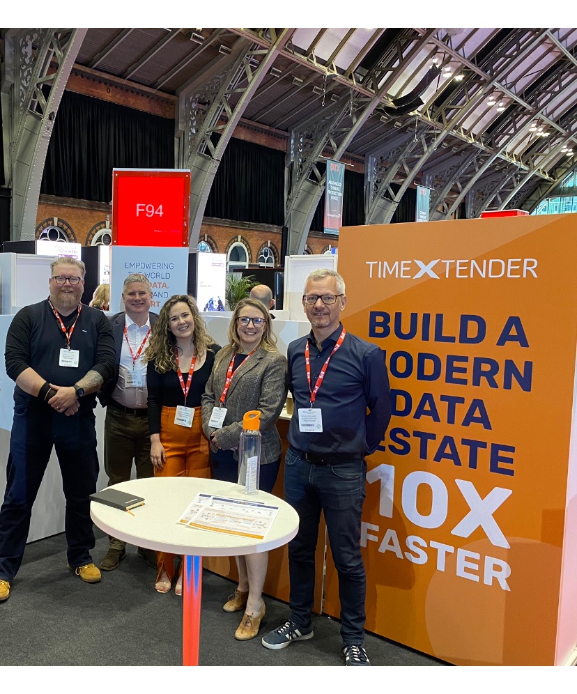 TimeXtender's tweet photo. Join @TimeXtender at #DTXMCR22/#UCXMCR22 on stand F94 on the 27-28 April 2022 & discover how to build your data estate 10x faster! #becausetimematters https://t.co/6UjjoqCc5W