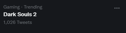 MissRoguelike's tweet photo. Dark Souls 2 is TT again so... https://t.co/fU2tSDv3tH