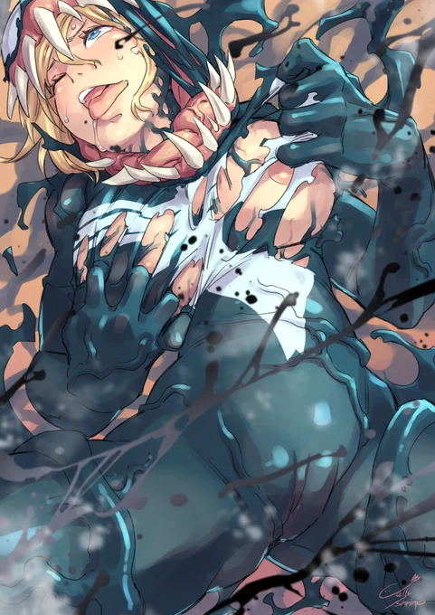 [R-18] 無題 #shevenom #シーヴェノム #シンビオート https://t.co/ZH4LCQ8xvm 