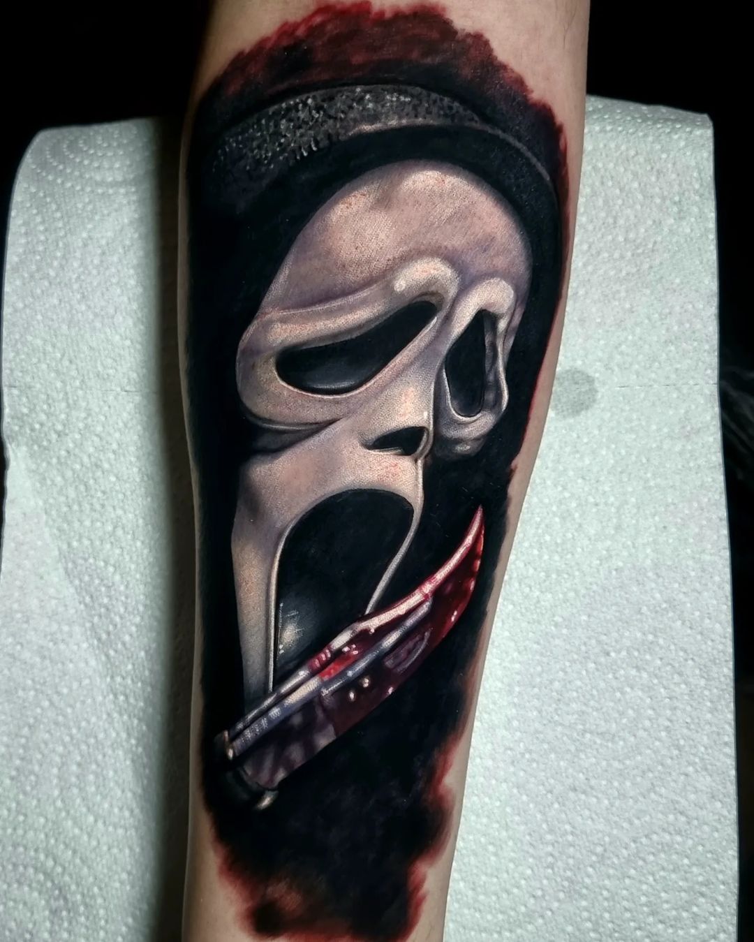 Ghost face killer scream mask tattoo  There are certain r  Flickr