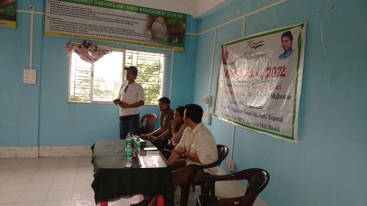 csc_north's tweet photo. Kisan Bagidari Prathamikta Hamari-Special Programme under Jampui Hill RD Block,North Tripura  on 27/04/2022 https://t.co/oMg0adBiQS