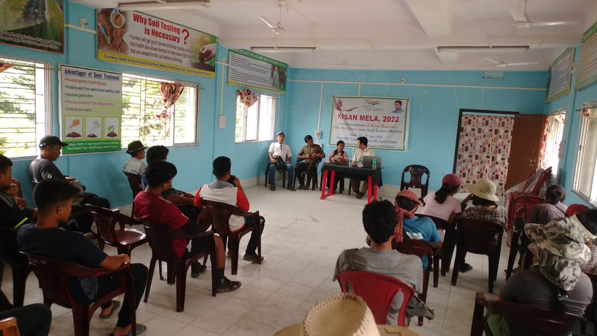 csc_north's tweet photo. Kisan Bagidari Prathamikta Hamari-Special Programme under Jampui Hill RD Block,North Tripura  on 27/04/2022 https://t.co/oMg0adBiQS