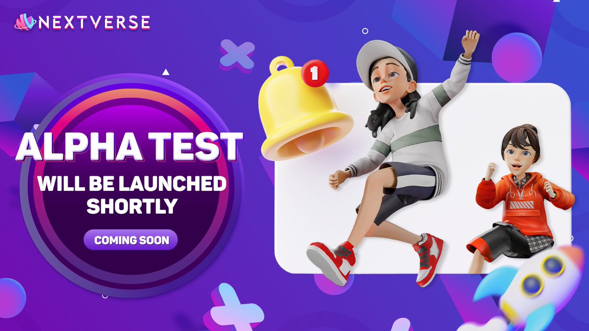 NextVerseOrg's tweet image. 💗 NextVerse will officially launch the Alpha Test version shortly to bring the perfect product to customers.
💗 We also want to publicize the download link of Alpha Test so that the fastest 100 registered customers can experience it on the iOS platform.
#Metaverse #NextVerse