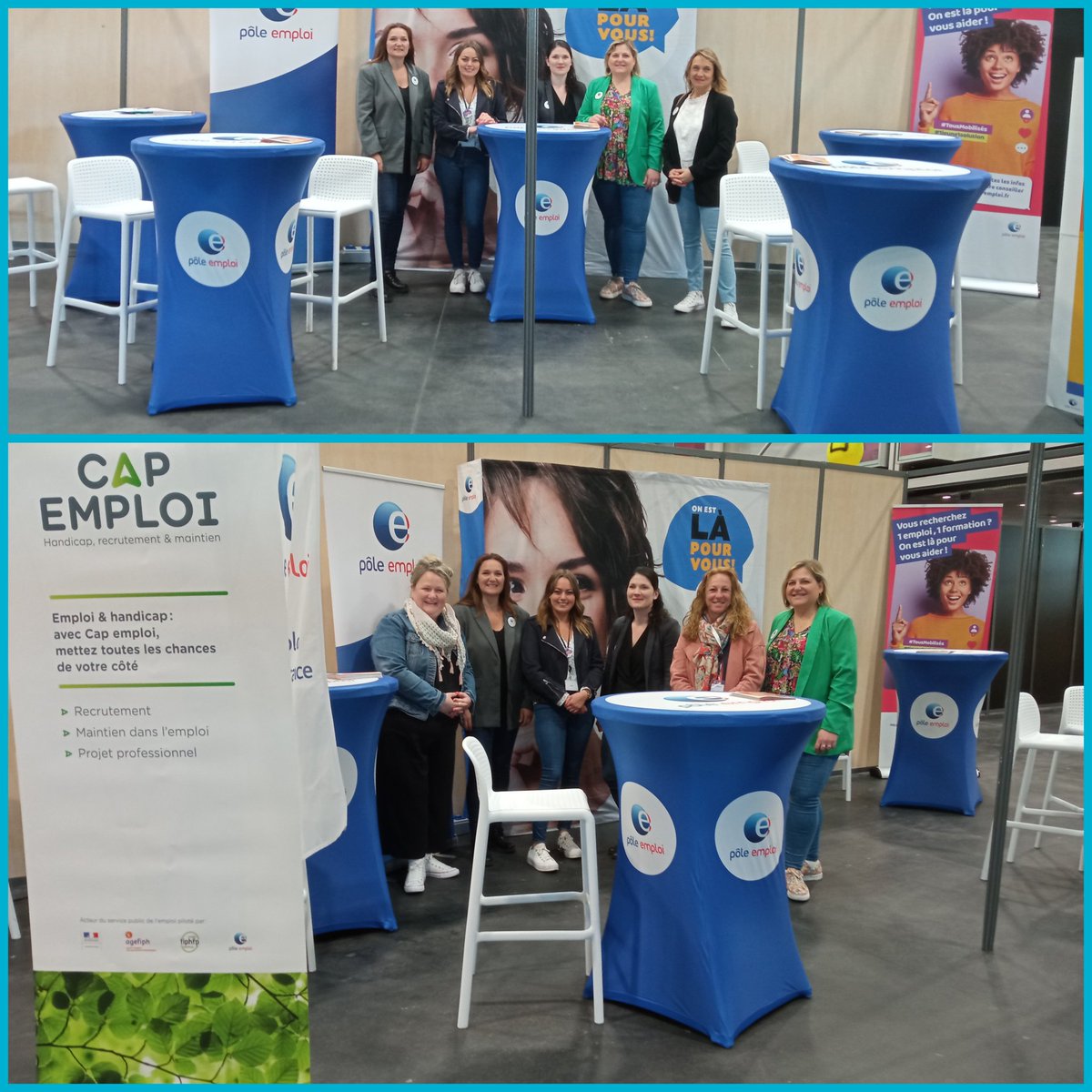 ⚠️ #PoleemploiDunkerque  Grande-Synthe et Gravelines vous accueille avec #CapEmploi sur son stand au forum de l'emploi ce mercredi 27 avril au Kursaal de 10h à 17h ⚠️