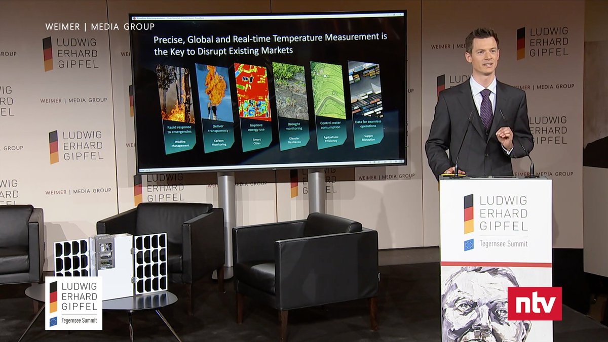 We've had a great time at the Ludwig-Erhard-Gipfel, where our CEO highlighted how powerful our #AI-based platform is and which sectors we are targeting next to #wildfire management. Watch the elevator pitch here ➡ lnkd.in/d2z498YR 🔥