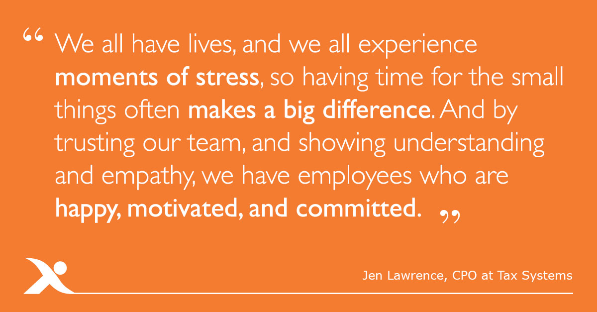 For #StressAwarenessMonth, we let <a href="/UNLEASHgroup/">UNLEASH</a> take a peek into our #flexibleworking habits, and how we encourage our employees to find a #worklifebalance that keeps them “happy, motivated, and committed”. taxinsider.taxsystems.com/cultivating-a-… 

#peoplefirstculture #wellbeingintheworkplace