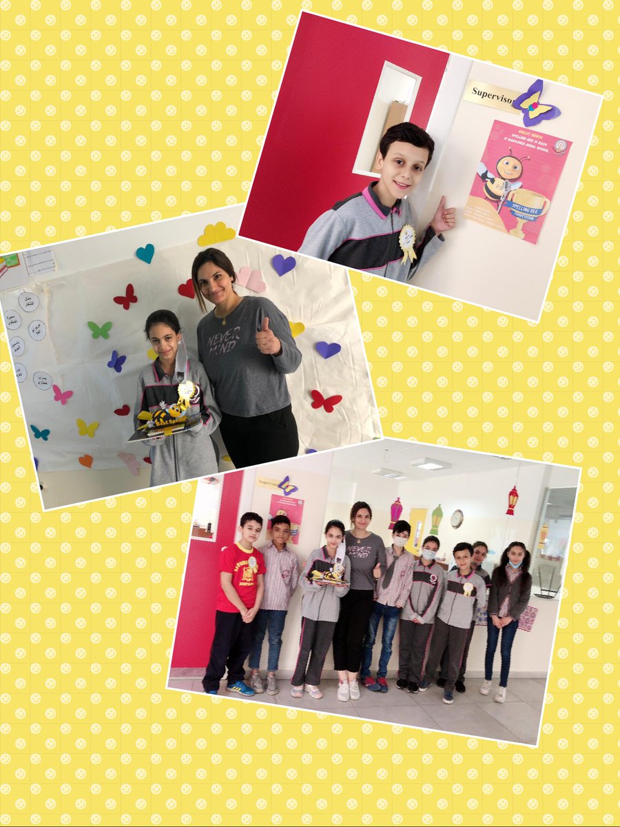 A winner is a dreamer who never gives up #proud of my champion 🥇#Alma Al-Akhdar #Spelling Bee Competition <a href="/MakAishaSchool/">MakAishaSchool</a>
