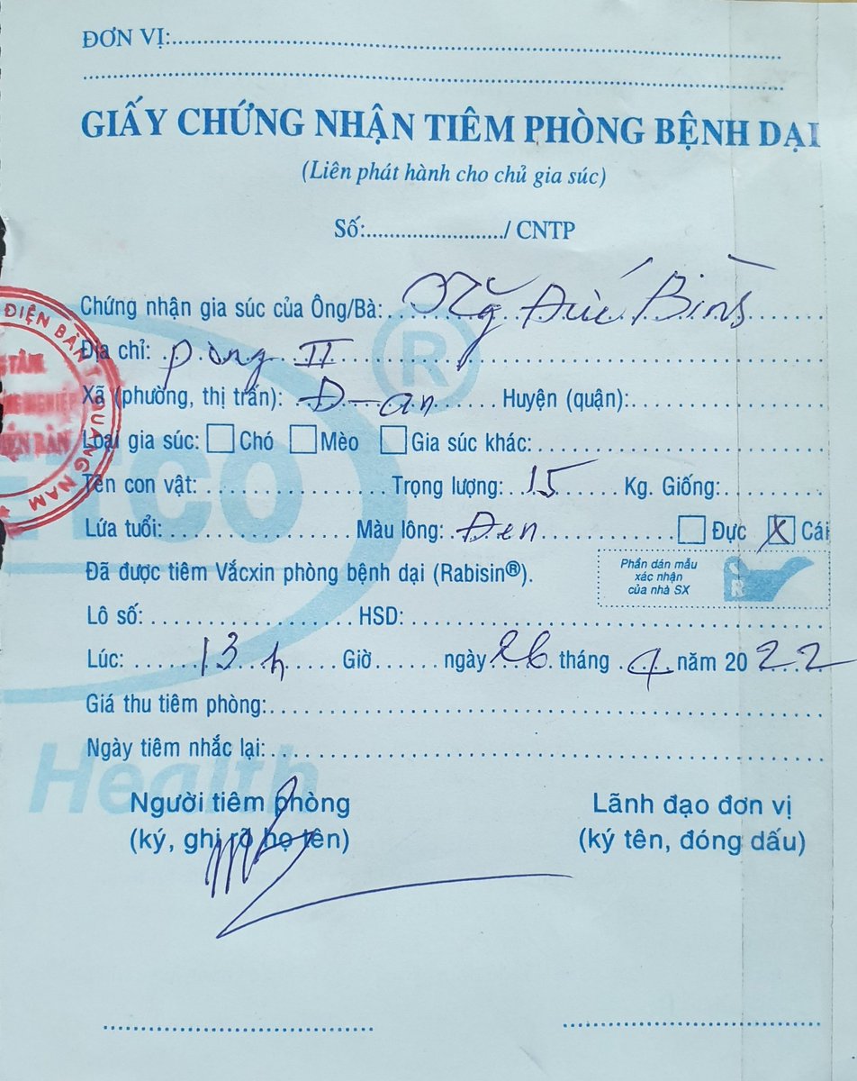 SirCuongit's tweet photo. Chích ngừa chó - save https://t.co/sSNjANUaMw